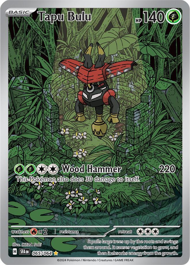 Tapu Bulu - SV: Shrouded Fable #065/064 - Holofoil - Near Mint
