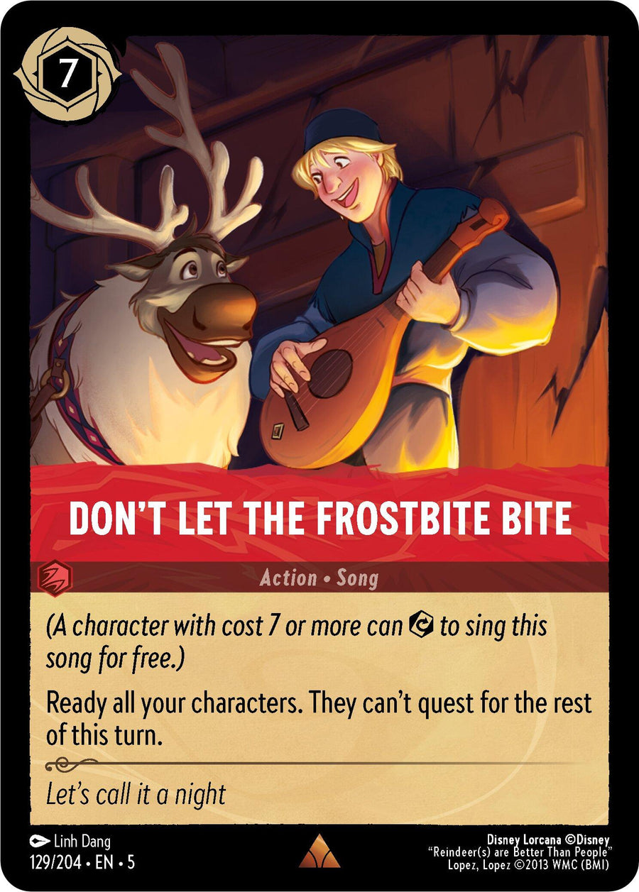 Don't Let the Frostbite Bite – Shimmering Skies (Disney Lorcana)