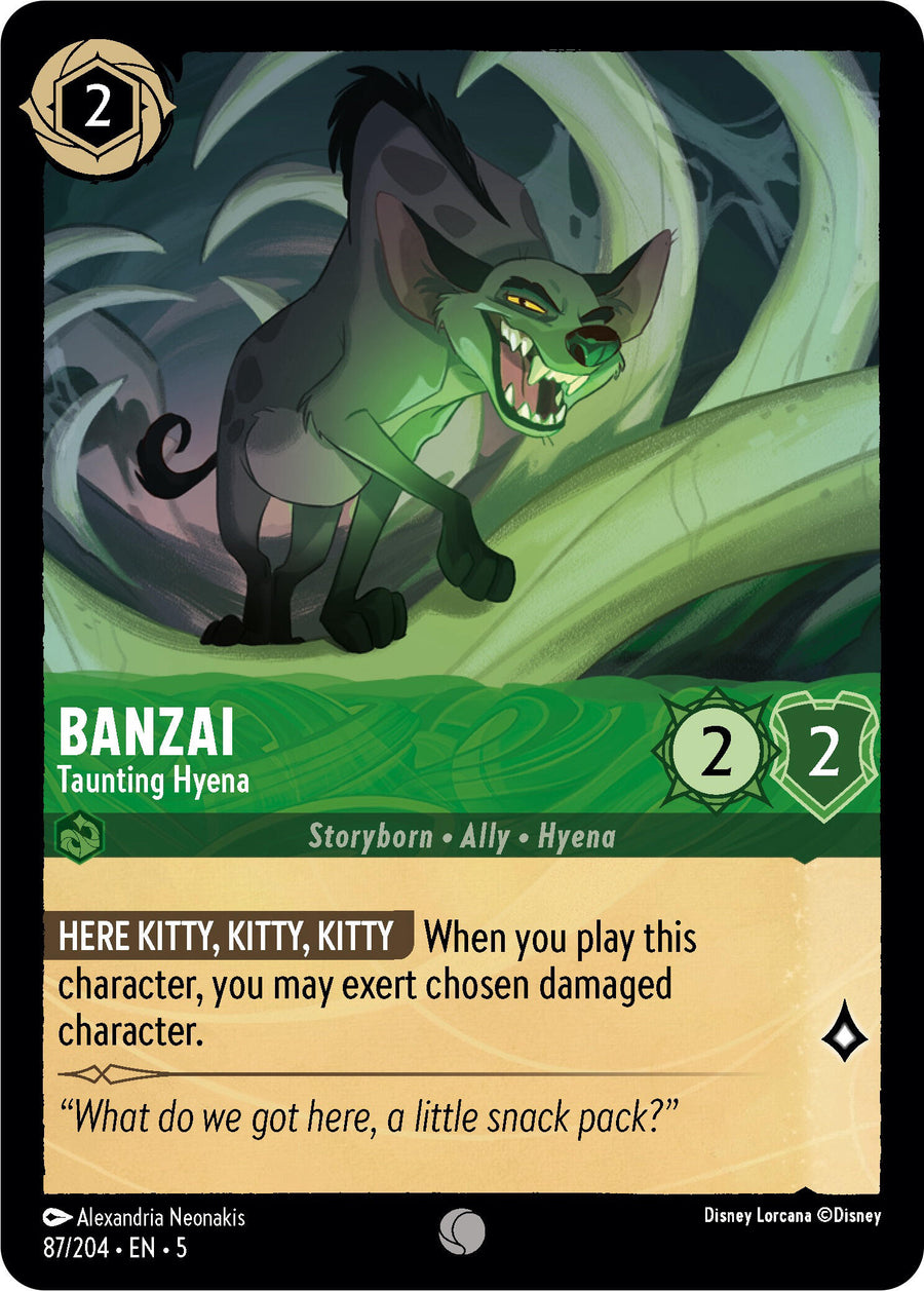 Banzai - Taunting Hyena – Shimmering Skies (Disney Lorcana)