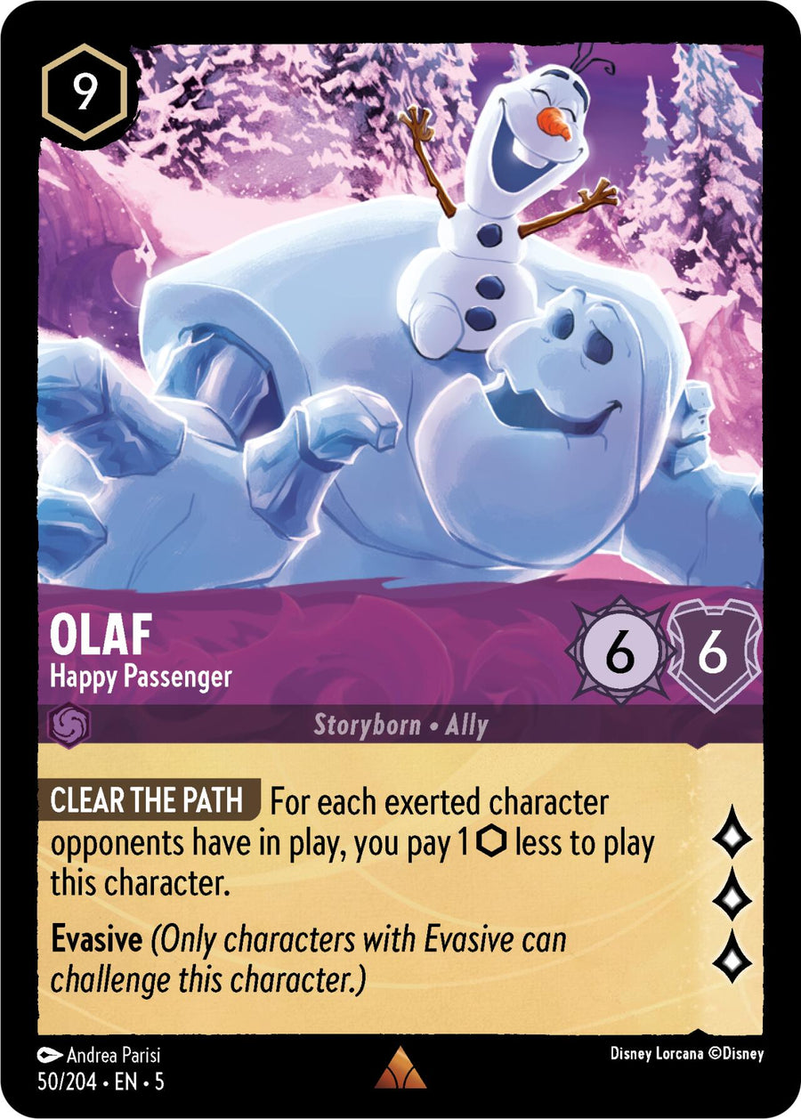 Olaf - Happy Passenger – Shimmering Skies (Disney Lorcana)