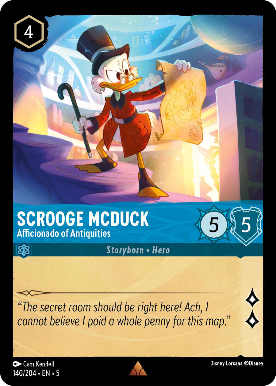 Scrooge McDuck - Afficionado of Antiquities – Shimmering Skies (Disney Lorcana)