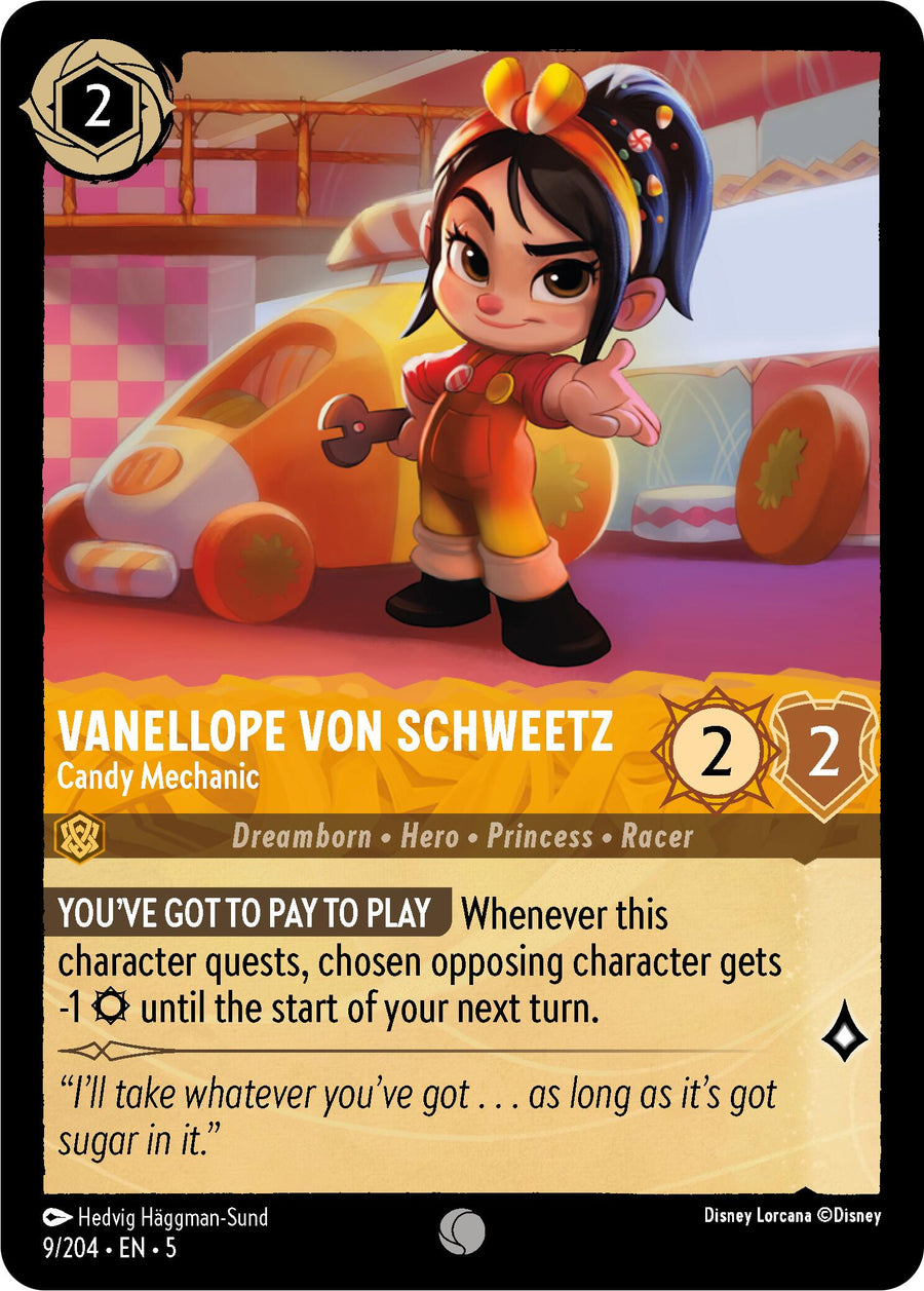 Vanellope von Schweetz - Candy Mechanic – Shimmering Skies (Disney Lorcana)