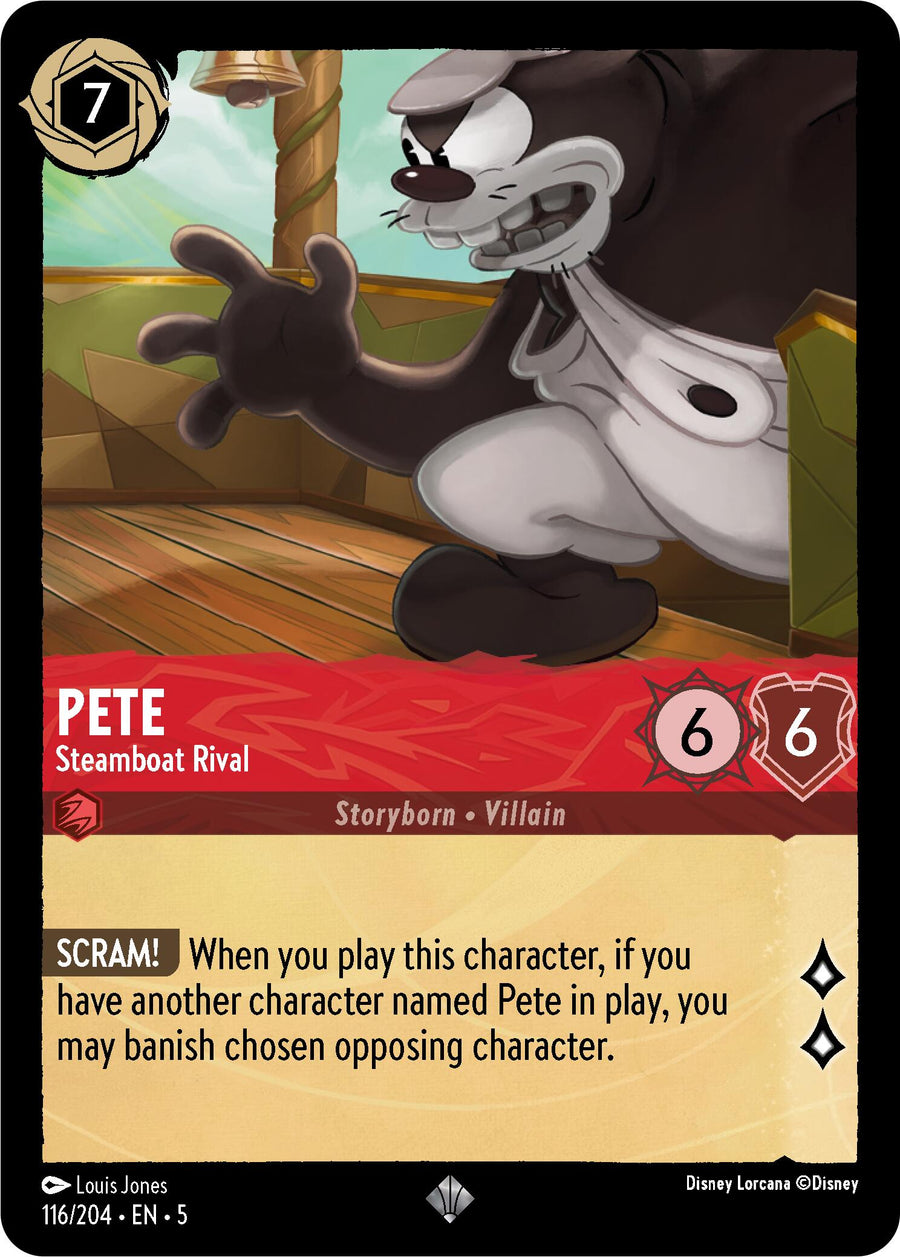 Pete - Steamboat Rival – Shimmering Skies (Disney Lorcana)