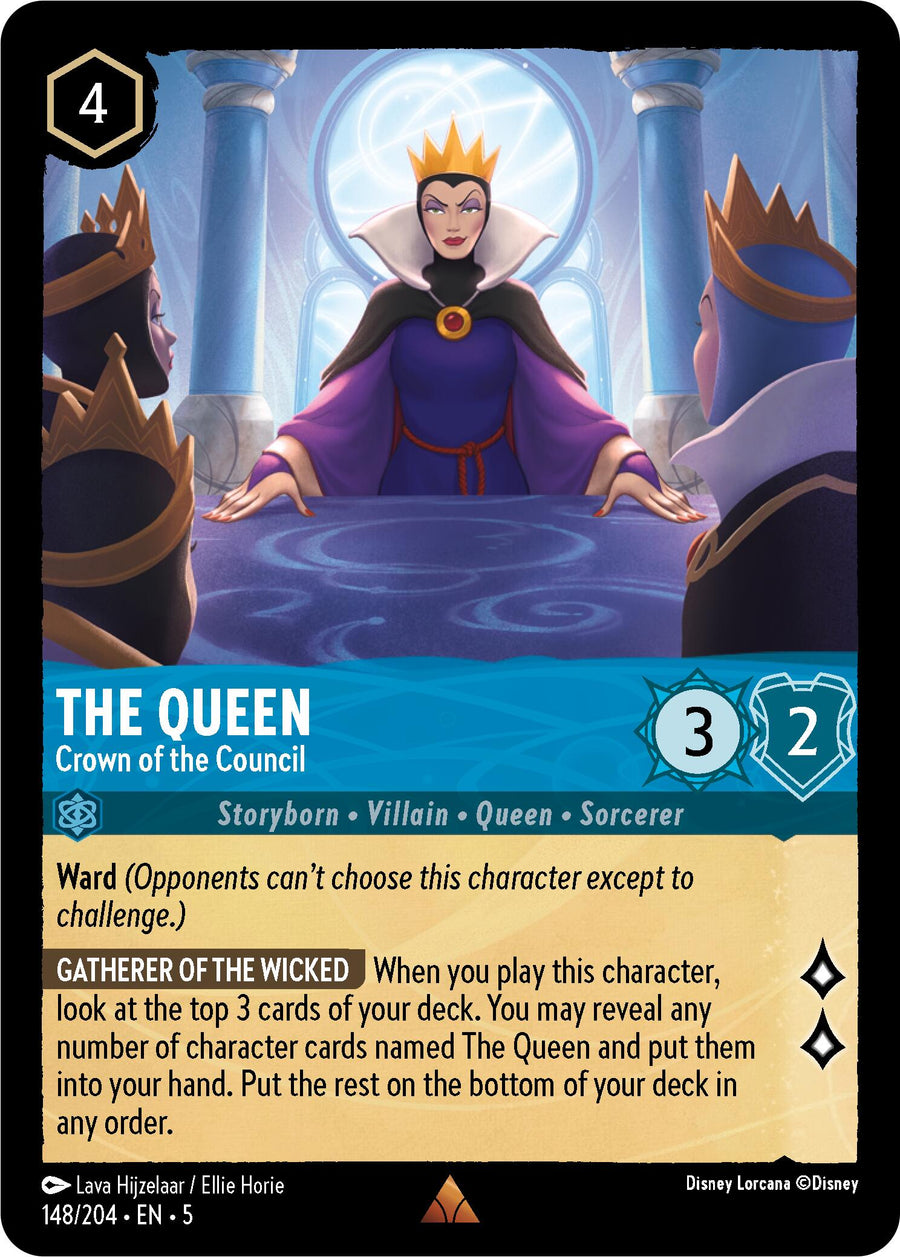 The Queen - Crown of the Council – Shimmering Skies (Disney Lorcana)