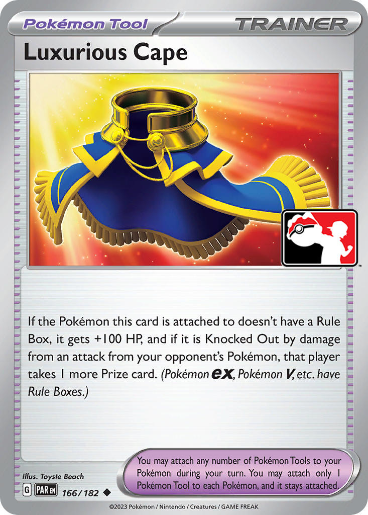 Luxurious Cape - 166/182 – Prize Pack Series Cards (Pokemon)