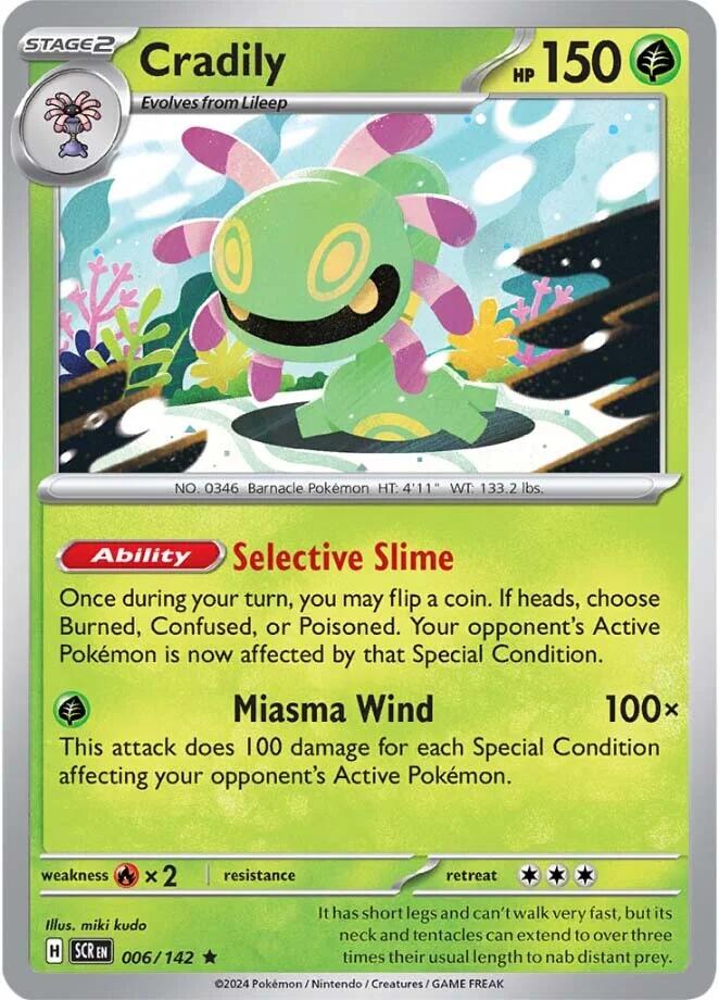 Cradily – SV07: Stellar Crown (Pokemon)