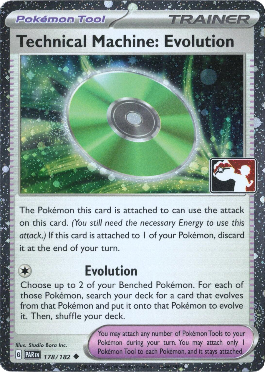 Technical Machine: Evolution - 178/182 (Cosmos Holo) – Prize Pack Series Cards (Pokemon)