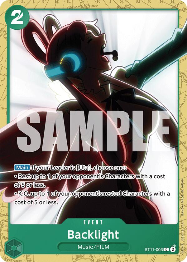 Backlight – ST-16: Starter Deck 16 GREEN Uta (One Piece Card Game)