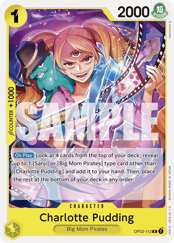 Charlotte Pudding (OP03-112) – ST-20: Starter Deck 20 YELLOW Charlotte Katakuri (One Piece Card Game)