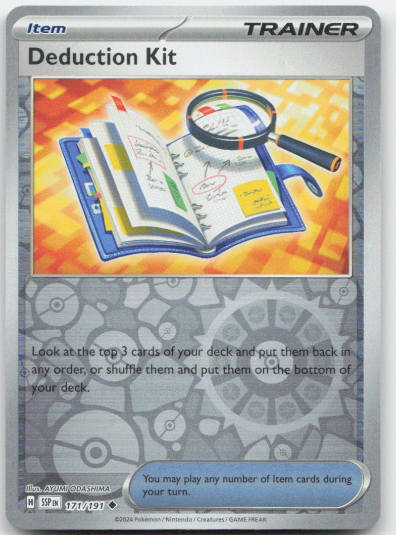 Deduction Kit – SV08: Surging Sparks (Pokemon)