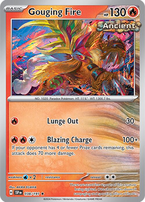Gouging Fire – SV08: Surging Sparks (Pokemon)