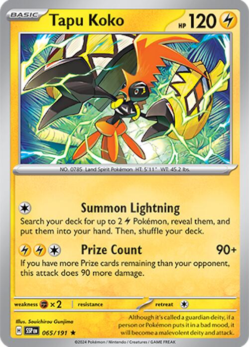 Tapu Koko – SV08: Surging Sparks (Pokemon)