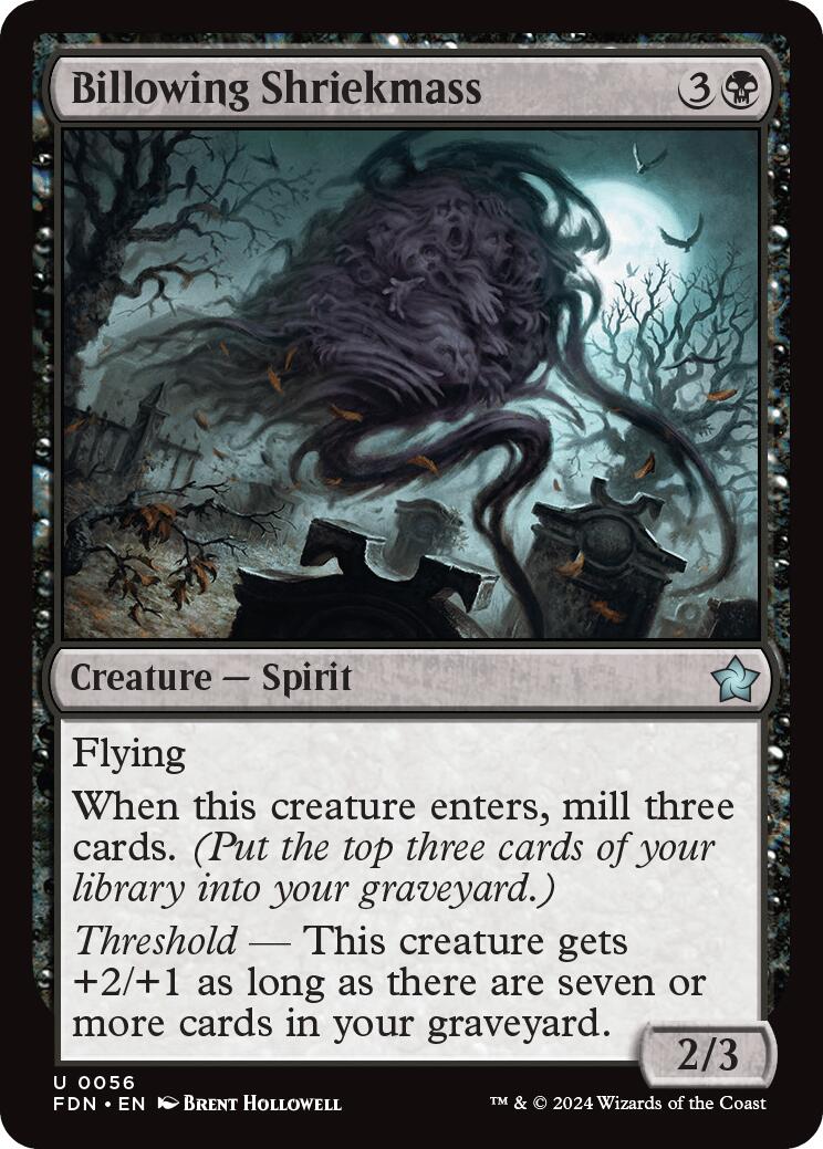 Billowing Shriekmass – Foundations (Magic: The Gathering)