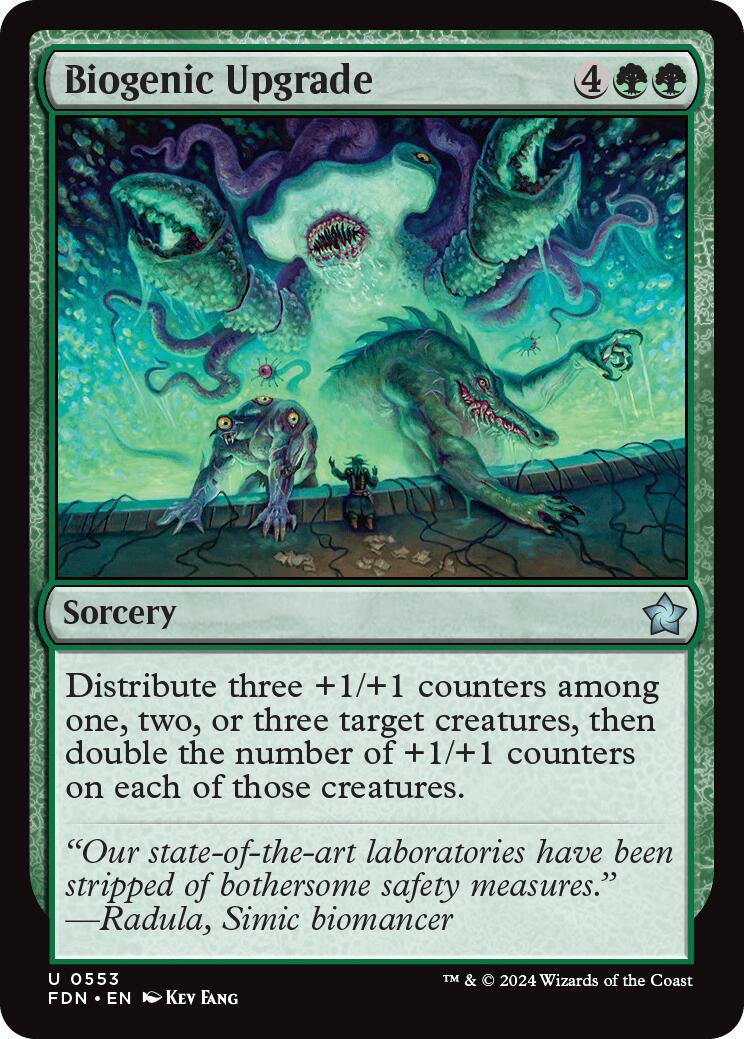 Biogenic Upgrade – Foundations (Magic: The Gathering)