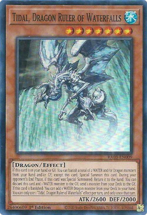 Tidal, Dragon Ruler of Waterfalls – Quarter Century Bonanza (YuGiOh)