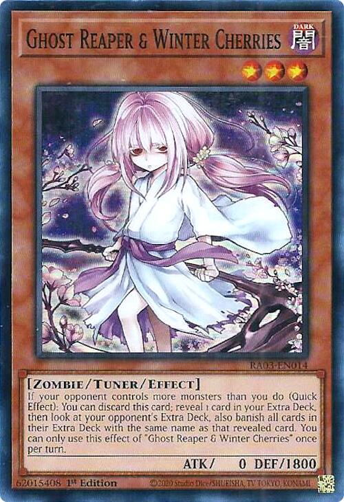 Ghost Reaper & Winter Cherries (Alternate Art) – Quarter Century Bonanza (YuGiOh)