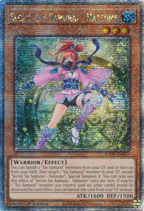 Secret Six Samurai - Hatsume (Quarter Century Secret Rare)