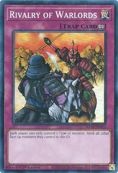 Rivalry of Warlords – Quarter Century Bonanza (YuGiOh)