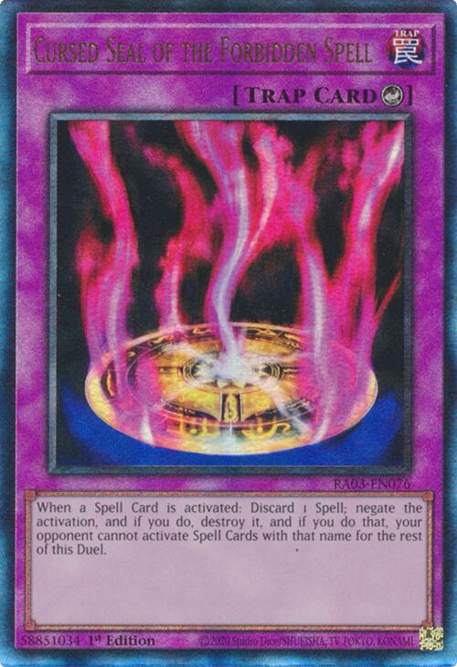 Cursed Seal of the Forbidden Spell (PUR) – Quarter Century Bonanza (YuGiOh)