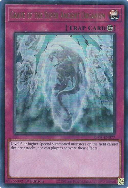 Grave of the Super Ancient Organism (UR) – Quarter Century Bonanza (YuGiOh)