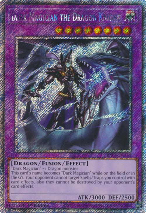 Dark Magician the Dragon Knight (Platinum Secret Rare) – Quarter Century Bonanza (YuGiOh)