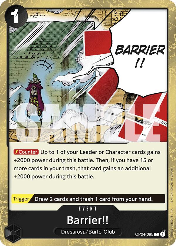 Barrier!! (Jolly Roger Foil) – Premium Booster -The Best- (One Piece Card Game)