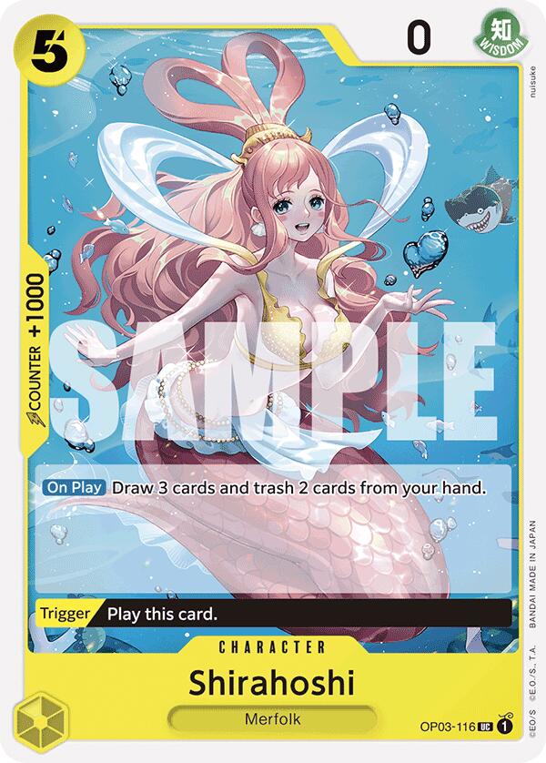 Shirahoshi (OP03-116) (Reprint) – Premium Booster -The Best- (One Piece Card Game)