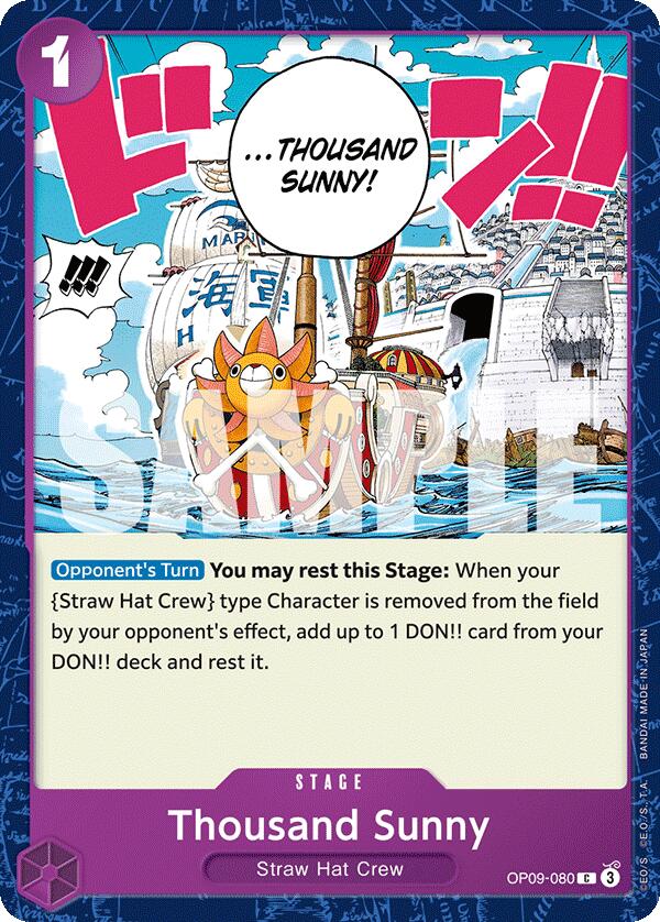 Thousand Sunny – Emperors in the New World (One Piece Card Game)