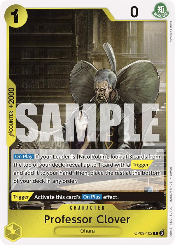 Professor Clover – Emperors in the New World (One Piece Card Game)