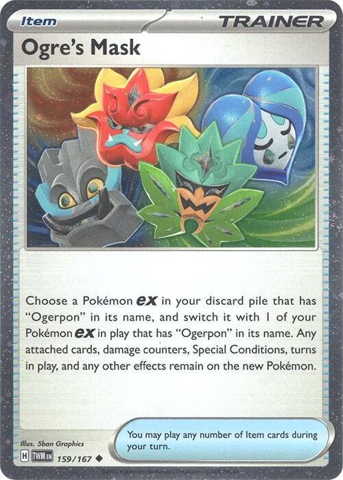 Ogre's Mask - 159/167 (Cosmos Holo) – Miscellaneous Cards & Products (Pokemon)