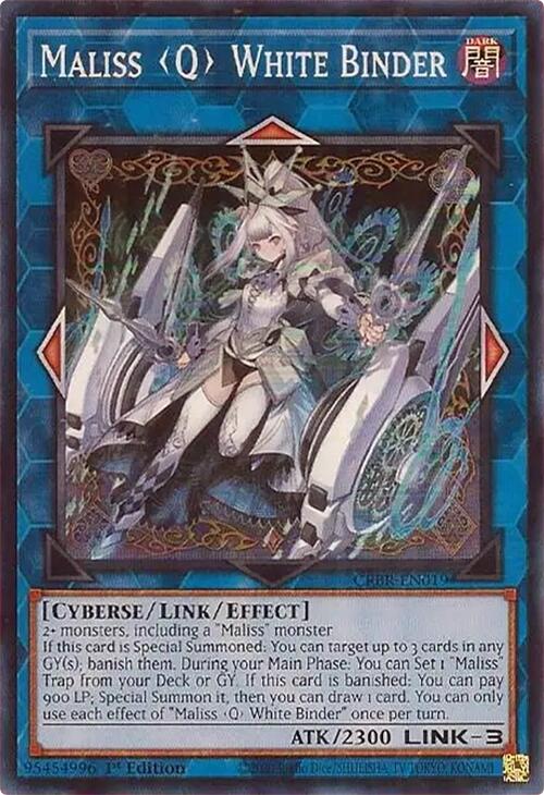 Maliss Q White Binder – Crossover Breakers (YuGiOh)