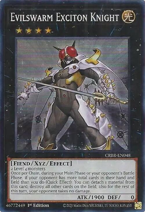 Evilswarm Exciton Knight (SR) – Crossover Breakers (YuGiOh)