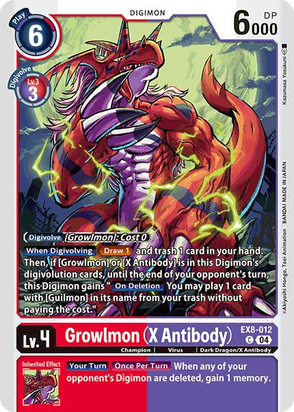 Growlmon (X Antibody) – Chain of Liberation (Digimon Card Game)