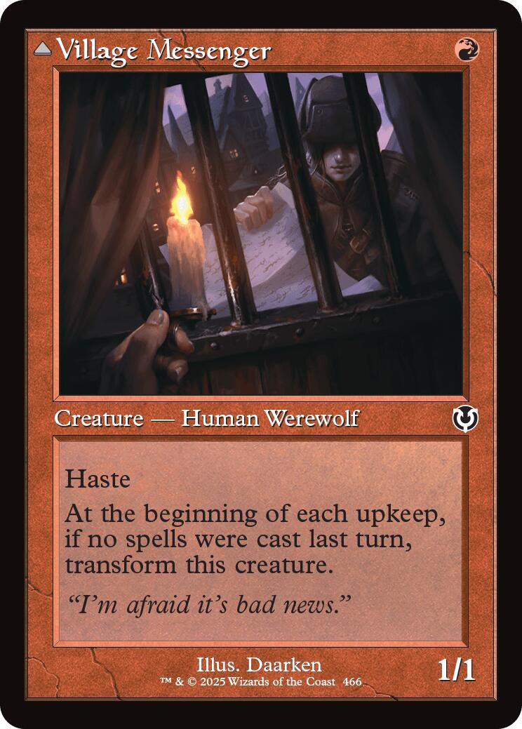 Village Messenger (Retro Frame) – Innistrad Remastered (Magic: The Gathering)