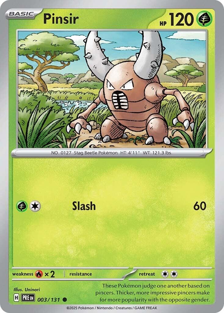 Pinsir – SV: Prismatic Evolutions (Pokemon)
