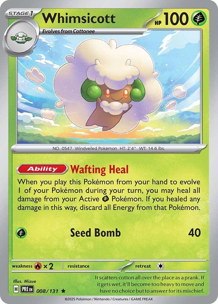 Whimsicott – SV: Prismatic Evolutions (Pokemon)