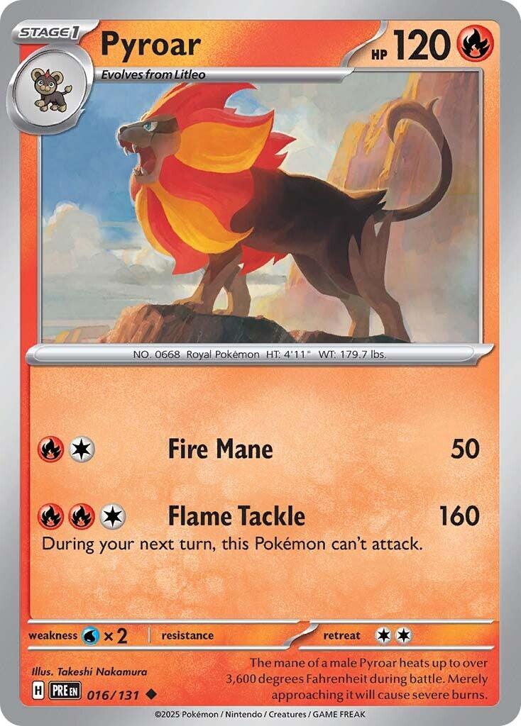 Pyroar – SV: Prismatic Evolutions (Pokemon)