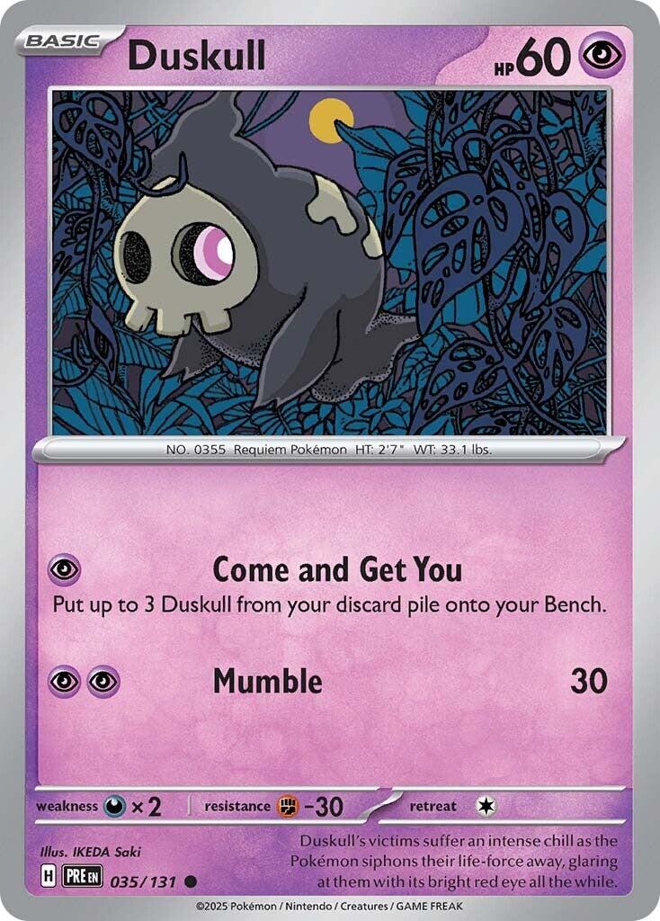 Duskull – SV: Prismatic Evolutions (Pokemon)