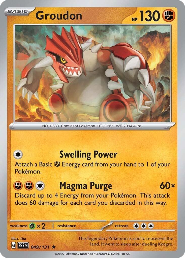 Groudon – SV: Prismatic Evolutions (Pokemon)