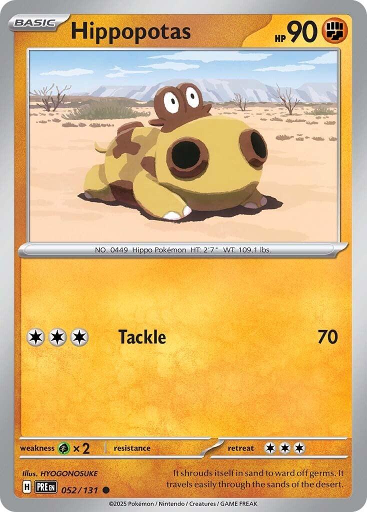 Hippopotas – SV: Prismatic Evolutions (Pokemon)