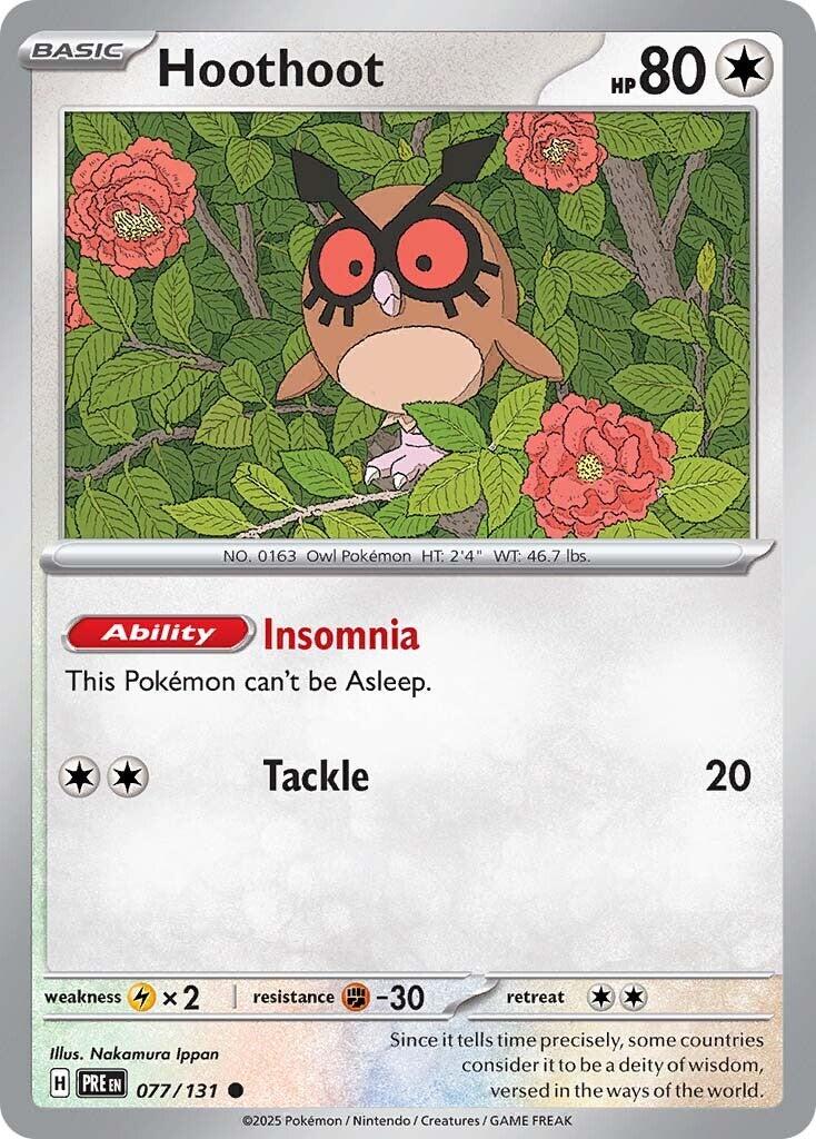 Hoothoot – SV: Prismatic Evolutions (Pokemon)