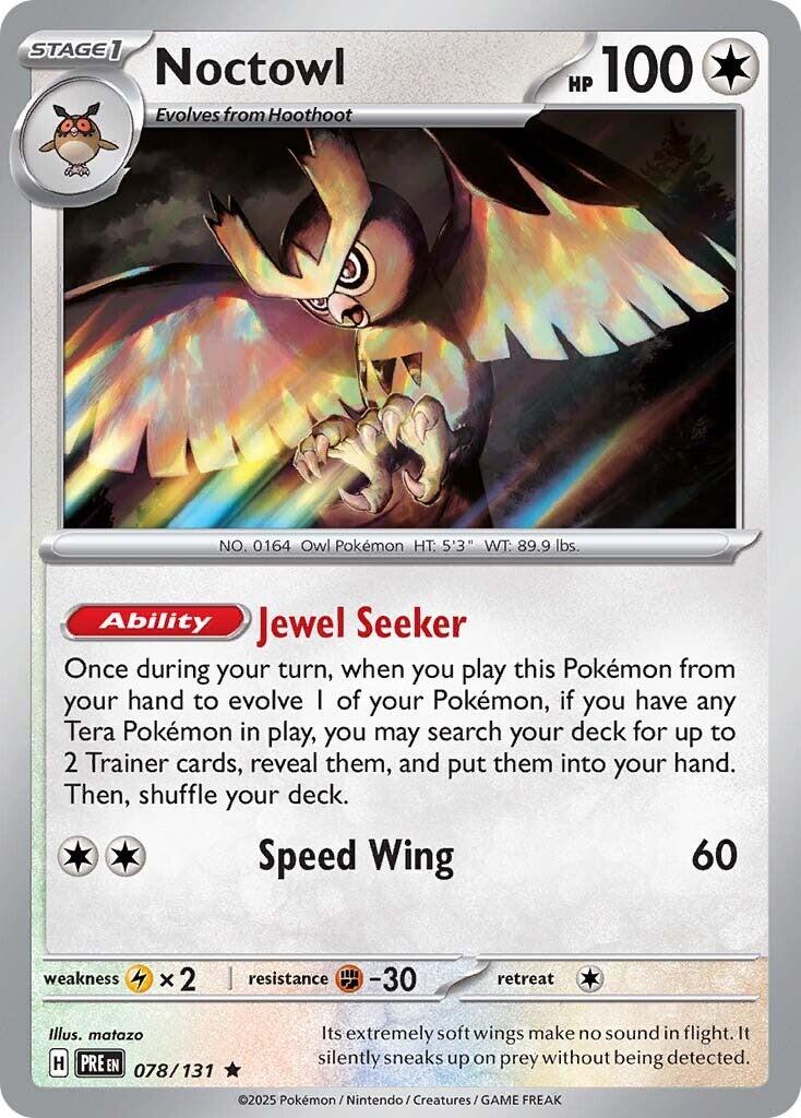 Noctowl – SV: Prismatic Evolutions (Pokemon)