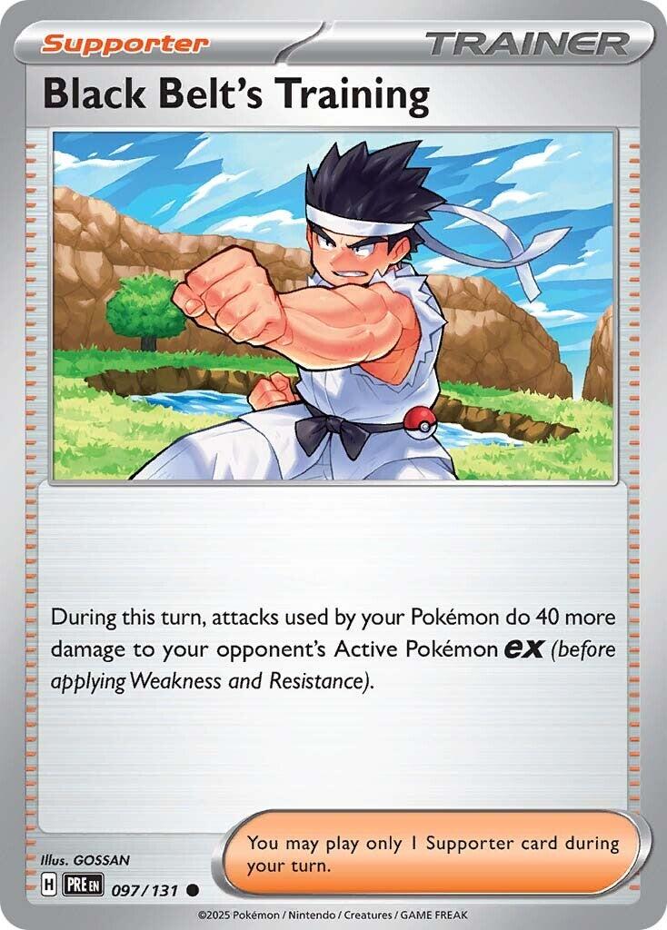 Black Belt's Training - 097/131 – SV: Prismatic Evolutions (Pokemon)