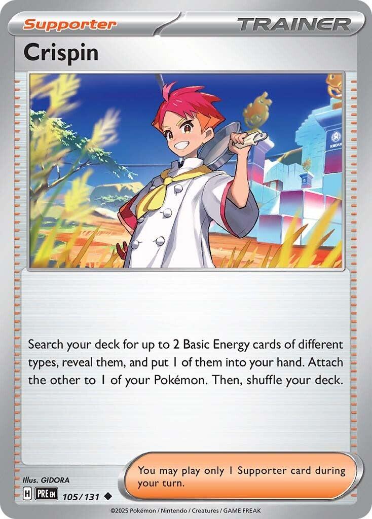 Crispin - 105/131 – SV: Prismatic Evolutions (Pokemon)