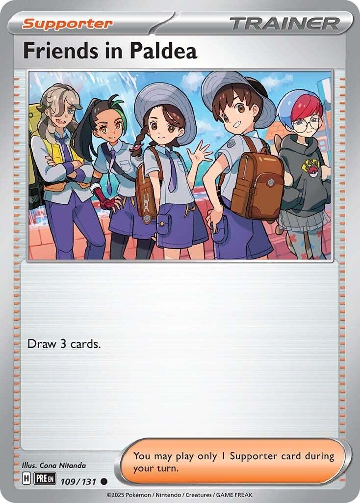 Friends in Paldea - 109/131 – SV: Prismatic Evolutions (Pokemon)