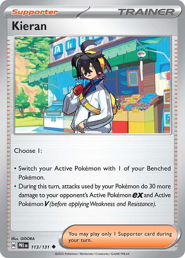 Kieran - 113/131 – SV: Prismatic Evolutions (Pokemon)