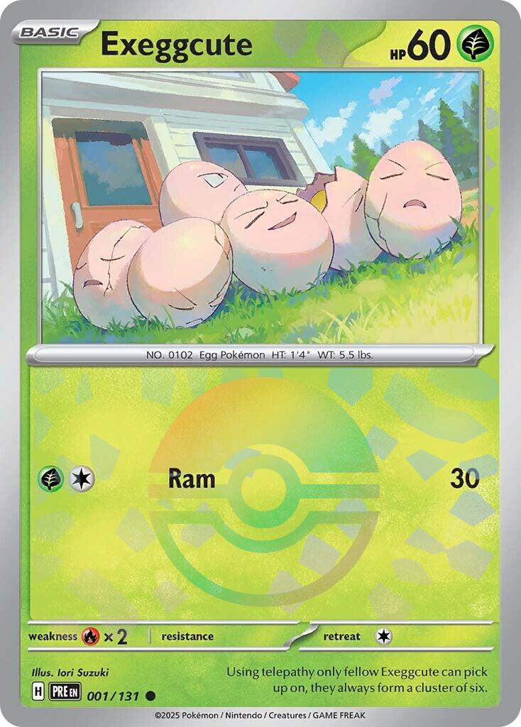 Exeggcute (Poke Ball Pattern) – SV: Prismatic Evolutions (Pokemon)