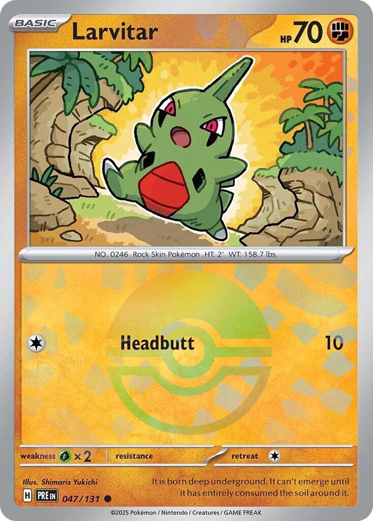 Larvitar (Poke Ball Pattern) – SV: Prismatic Evolutions (Pokemon)