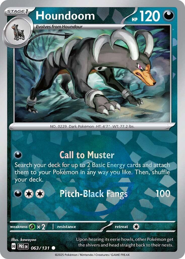 Houndoom (Poke Ball Pattern) – SV: Prismatic Evolutions (Pokemon)
