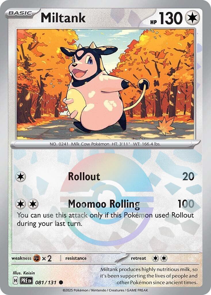 Miltank (Poke Ball Pattern) – SV: Prismatic Evolutions (Pokemon)